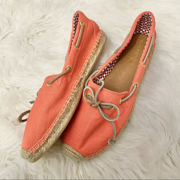 Sperry | Katama neon coral boat shoe - Picture 2 of 6